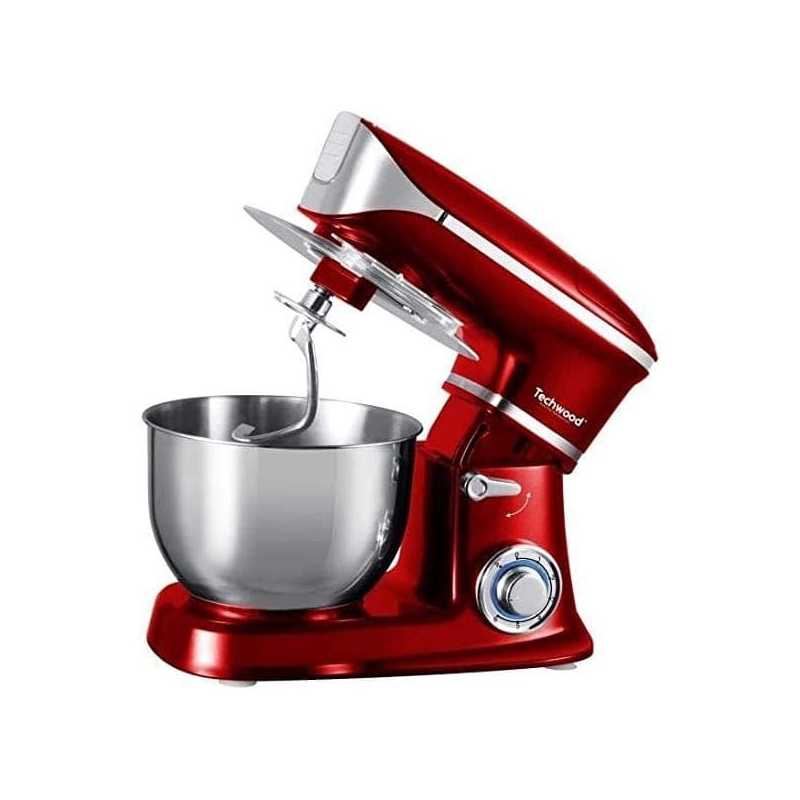 Robot Pâtissier Pétrin Grenat 1300W 6.5L  TECHWOOD