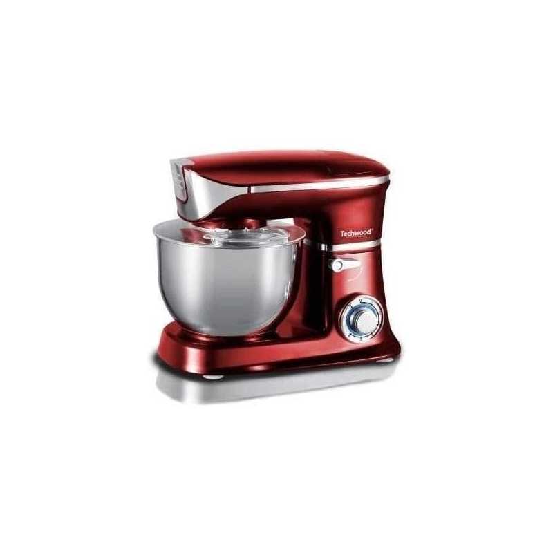 Robot Pâtissier Pétrin Grenat 1300W 6.5L  TECHWOOD