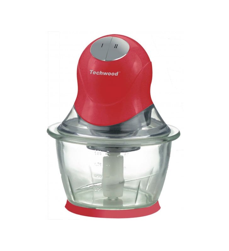 Mini Hachoir Bol Verre Rouge 600 Ml  TECHWOOD