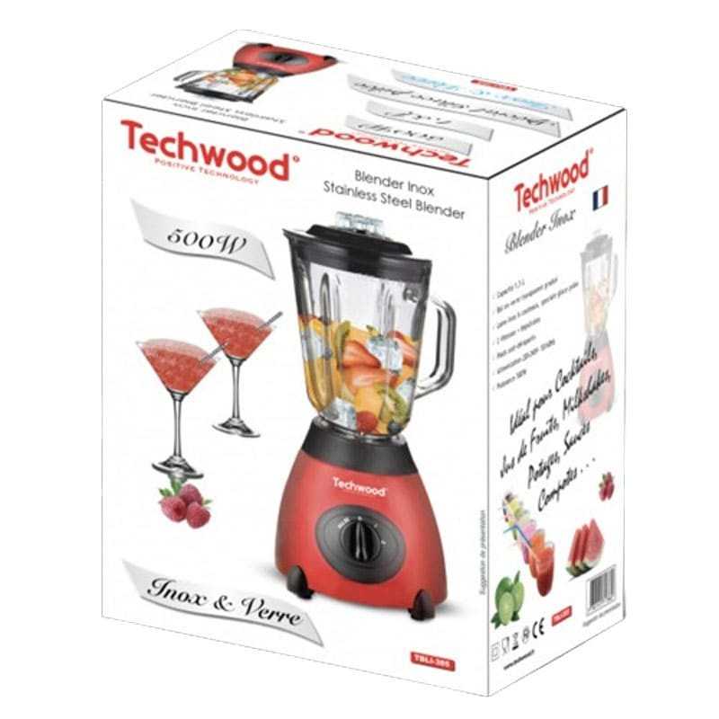 Blender Inox 500W Grenat TECHWOOD