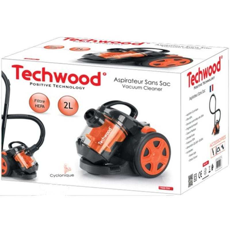 Aspirateur Traineau Sans Sac Hepa - 700W TECHWOOD