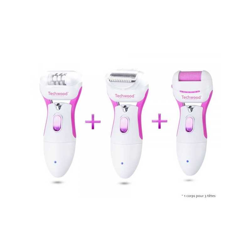 Epilateur Rasoir Rape 3 En 1 Rechargeable