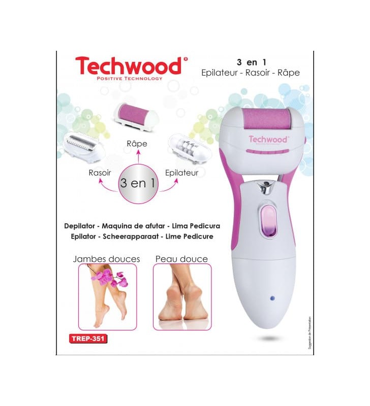 Epilateur Rasoir Rape 3 En 1 Rechargeable