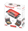 Grille Viande Panini 1500W rouge TECHWOOD