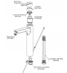 Mitigeur Vasque Long Douz SOPAL