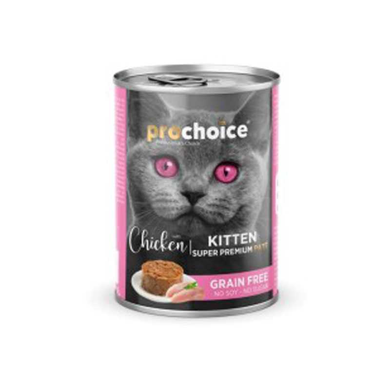 Pâté Gf Chat au saumon 400 gr PROCHOICE