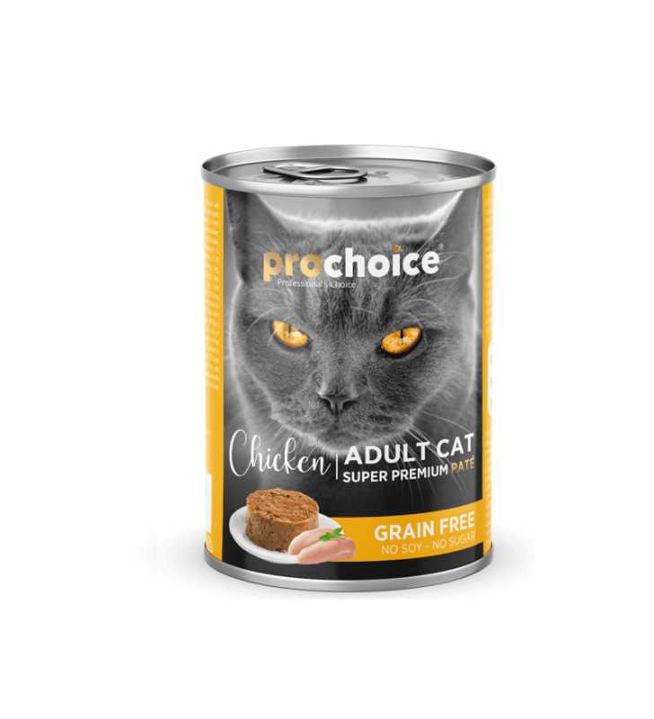 Pâté Gf Chat au poulet 400 gr PROCHOICE