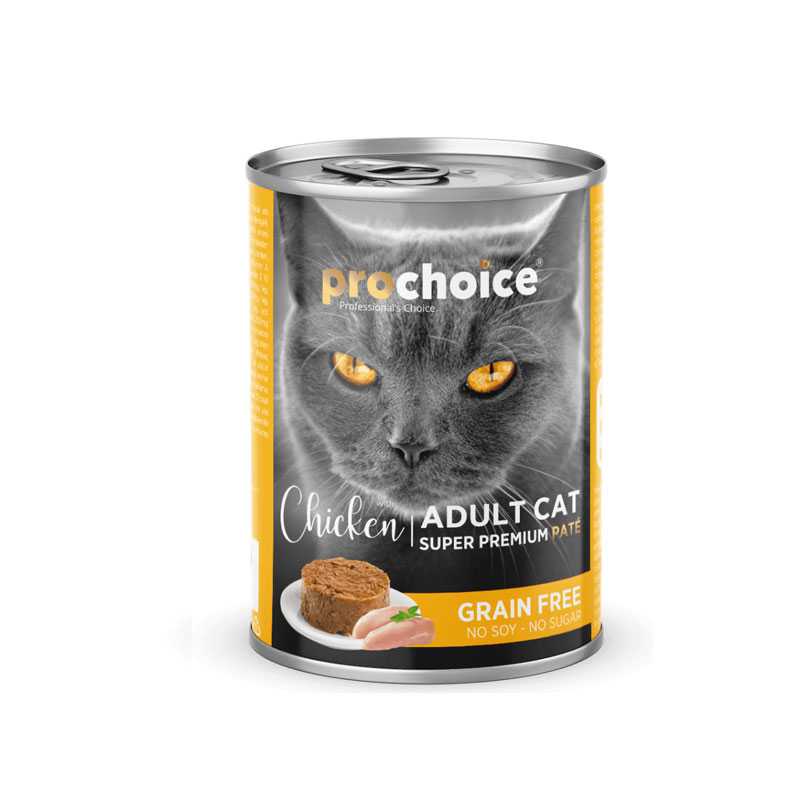 Pâté Gf Chat au poulet 400 gr PROCHOICE