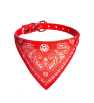 Collier Pour Petit Chien Style Foulard Rouge Taille S