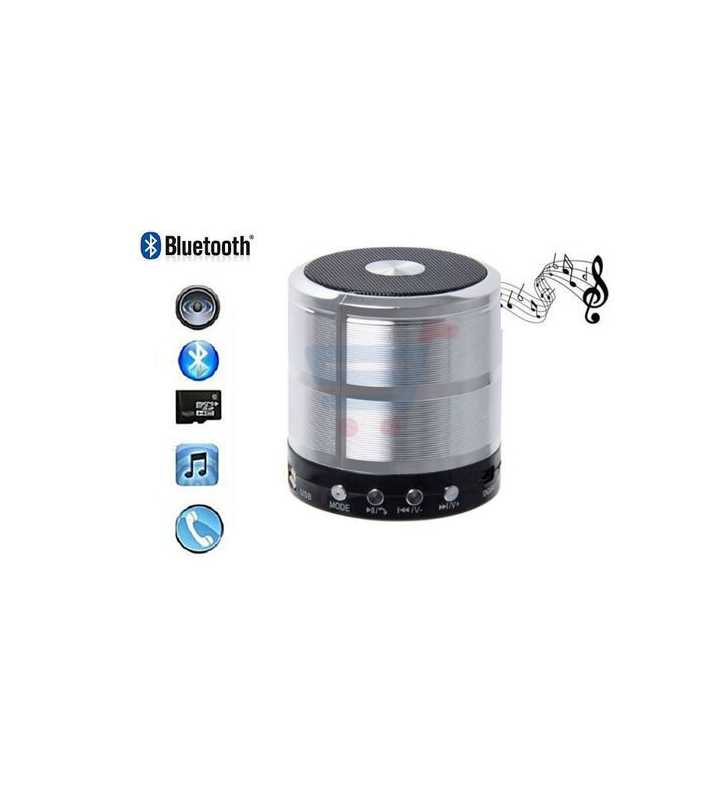 Mini Haut Parleur Bluetooth Gris