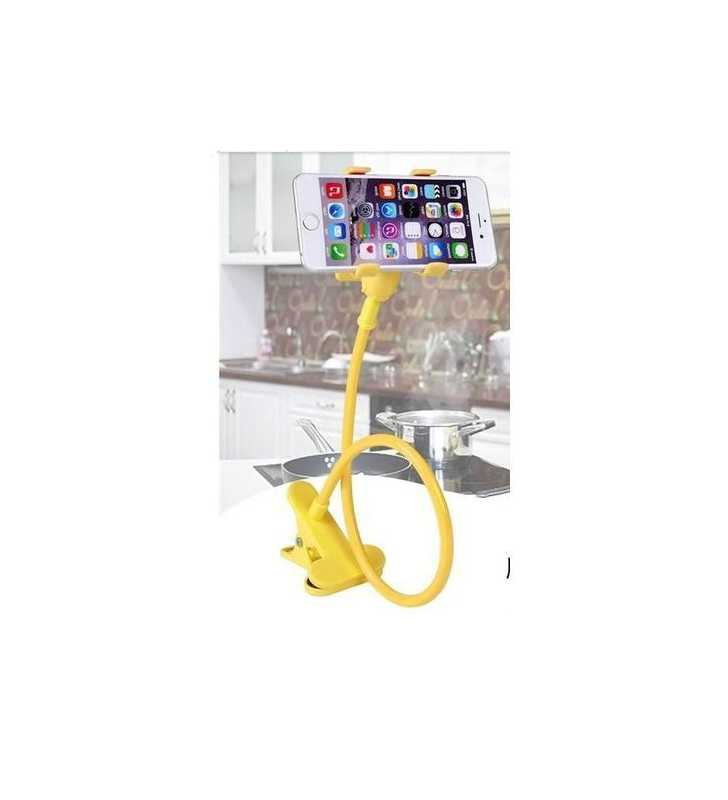 Support Universel Flexible Pour Smartphone Jaune