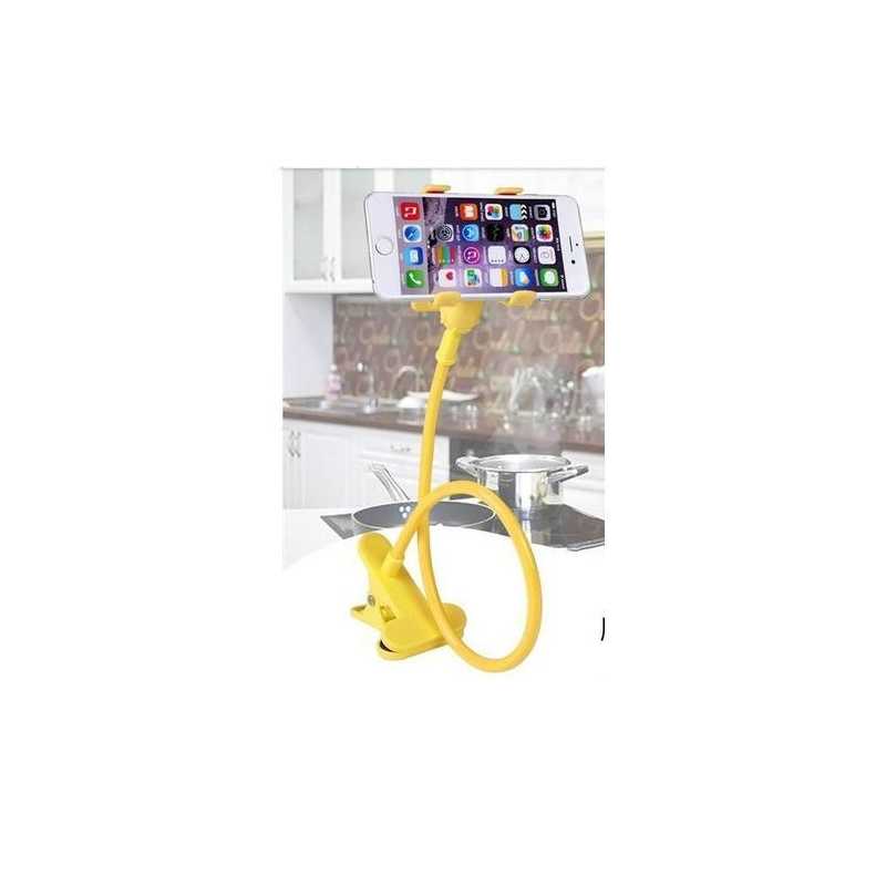 Support Universel Flexible Pour Smartphone Jaune