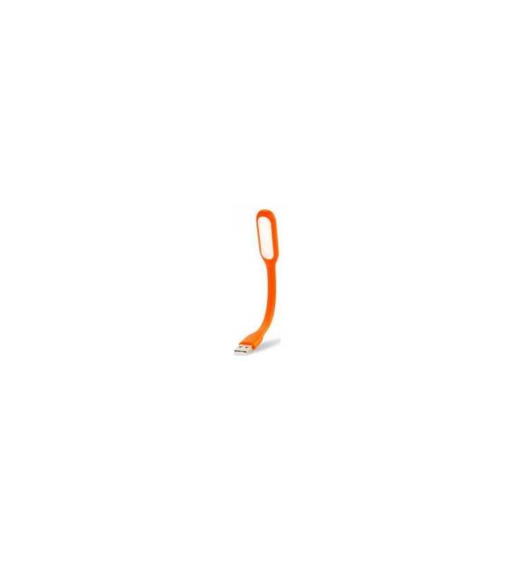 Mini Lampe LED Light Flexible USB Pour Pc Portable Orange