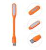 Mini Lampe LED Light Flexible USB Pour Pc Portable Orange