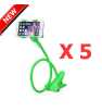 Pack De 5 Supports Universels Flexibles Pour Smartphone Vert