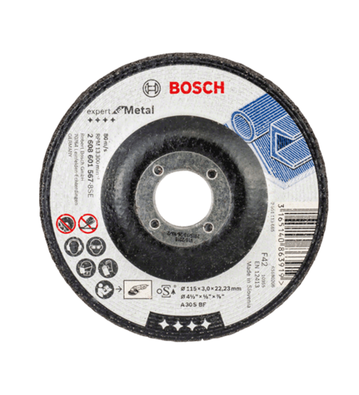 Disque de Coupe Pour Métaux A115 mm BOSCH