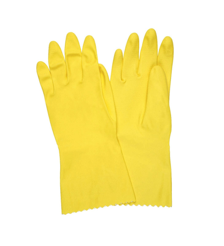 Gants Latex Gloves Jaune