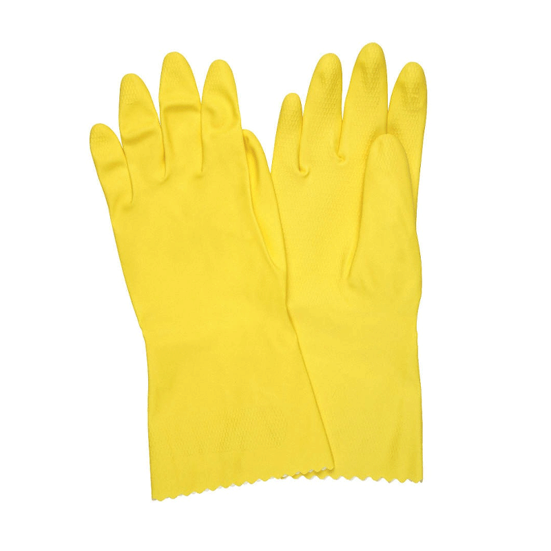 Gants Latex Gloves Jaune