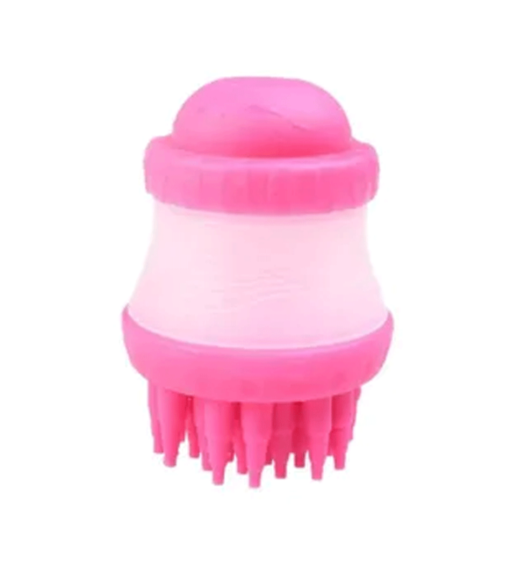 Brosse de Douche Rose Pour Chien