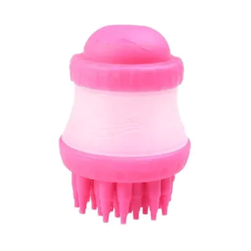 Brosse de Douche Rose Pour Chien