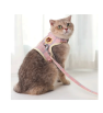 Harnais Ajustable En Nylon Rose Pour Chat Et Petit Chien Taille M KAFULI