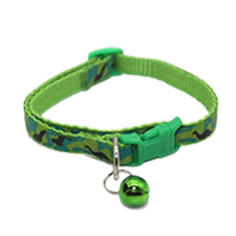 Collier Avec Cloche Vert Pour Chat