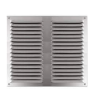 Grille d'Aération 20-20 Aluminium Chrome