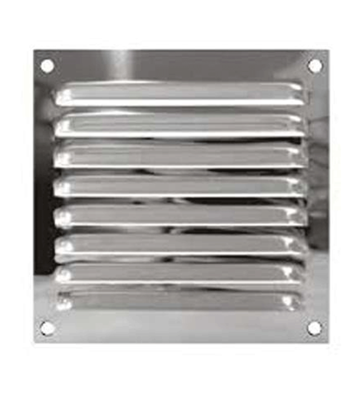 Grille d'Aération 25-25 Aluminium Chrome