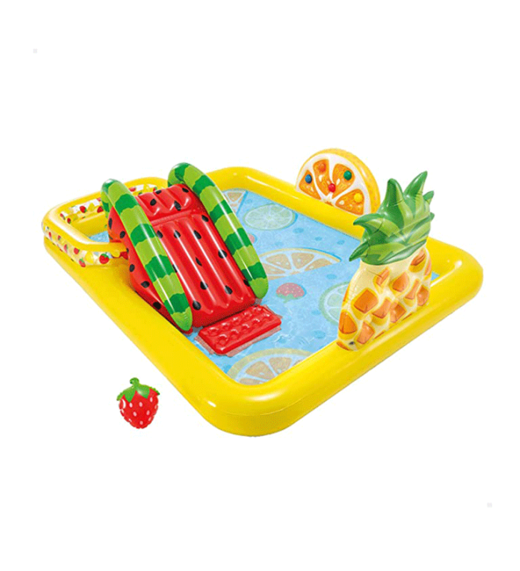 Aire De Jeux Gonflable Fruity (57158) 244 X 191 X 91 cm INTEX