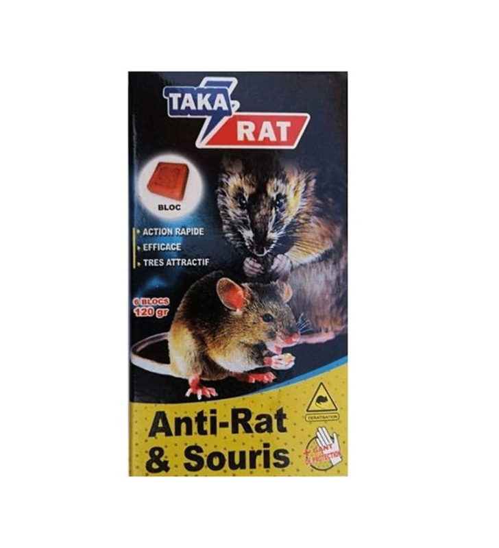 Anti Rat & Souris 120 gr Bloc