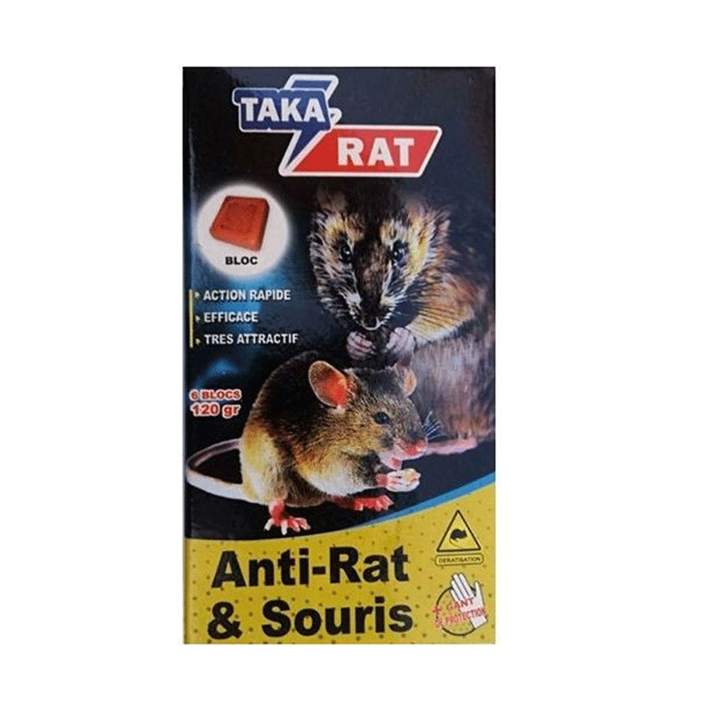 Anti Rat & Souris 120 gr Bloc