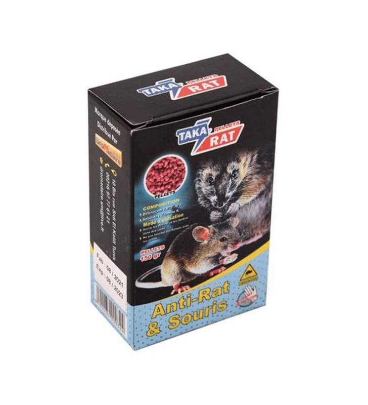 Anti Rat & Souris 150 gr Pellets