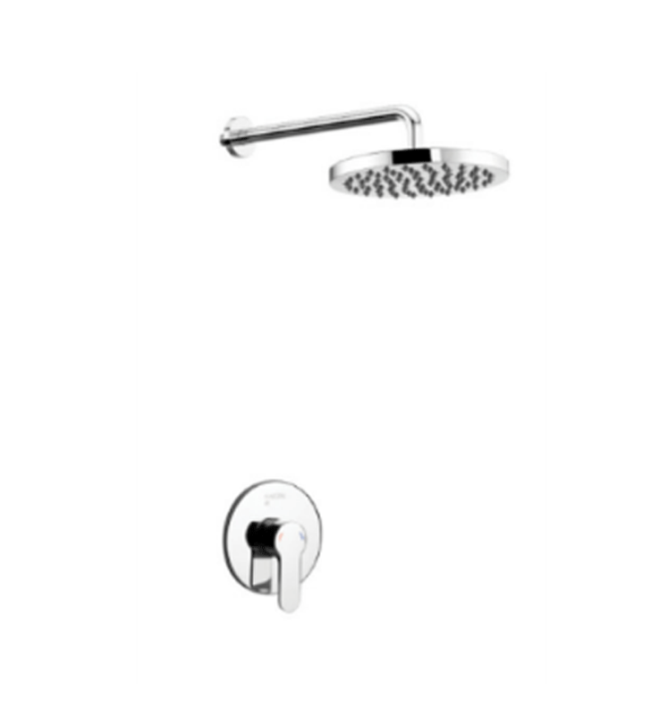 Ensemble Douche Encastré Rond 20 Chrome 102 MAK