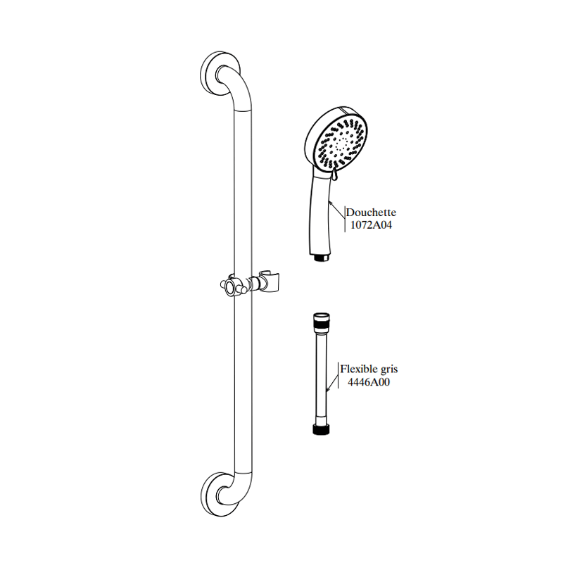 Barre de Douche Et d'Appui Sousse SOPAL