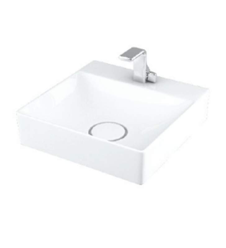 Vasque A Poser 40X40X11 Blanc 6440 LAPINO