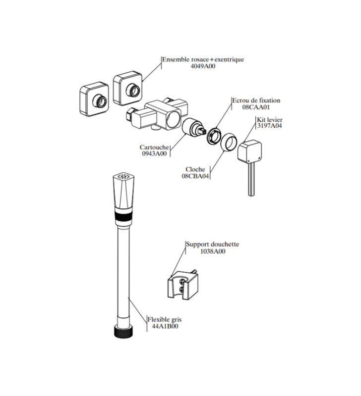 Mitigeur de Toilette Zarzis SOPAL