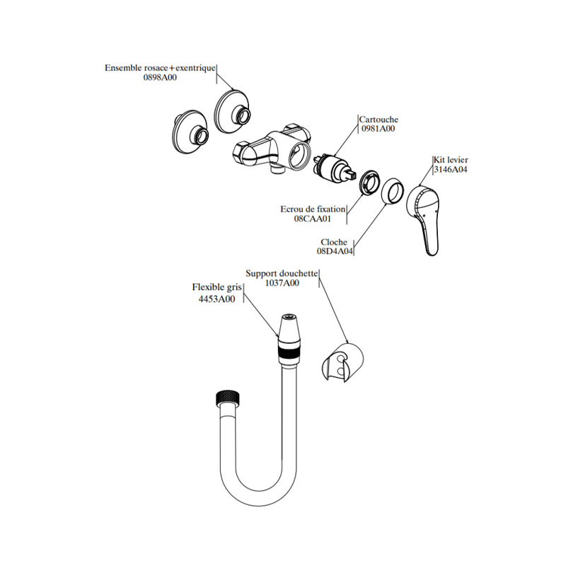 Mitigeur de Toilette Sousse SOPAL