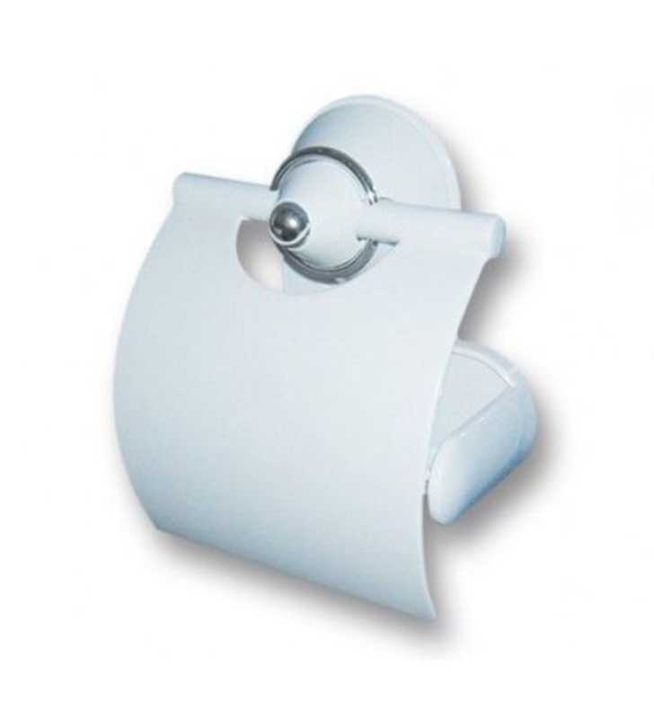 Porte Papier Toilette Blanc Chromé LUXPLAST