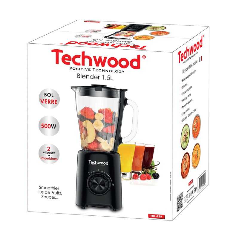 Blender bol verre - TBL-789 - TECHWOOD