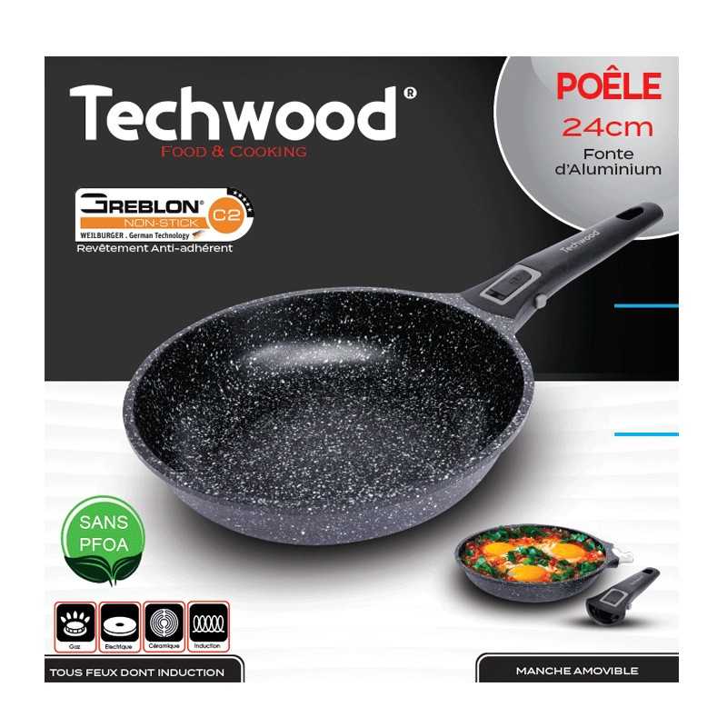 Poêle - 24cm - TP-24PO - TECHWOOD