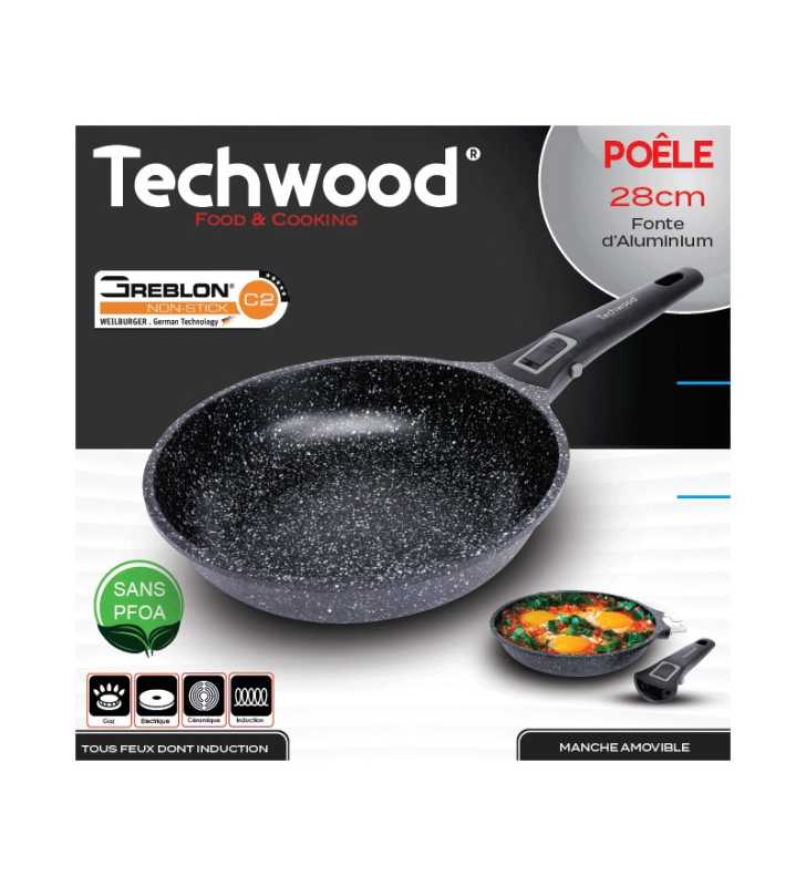 Poêle - 28cm - TP-28PO - TECHWOOD