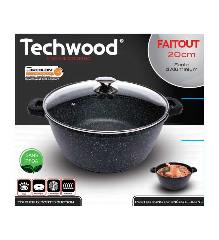 Faitout - 20 cm - TP-20FT - TECHWOOD