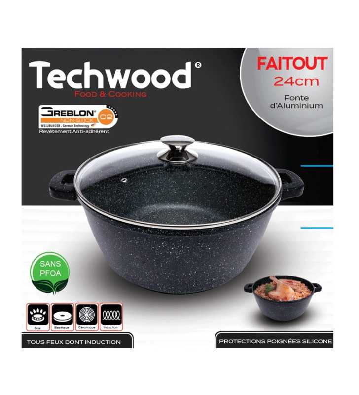 Faitout - 24 cm - TP-24FT - TECHWOOD