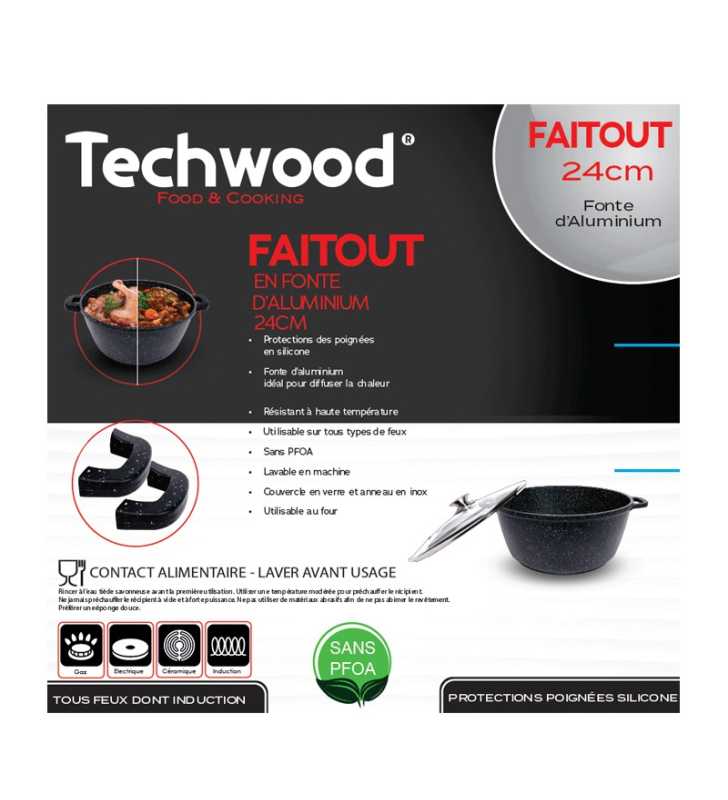 Faitout - 24 cm - TP-24FT - TECHWOOD