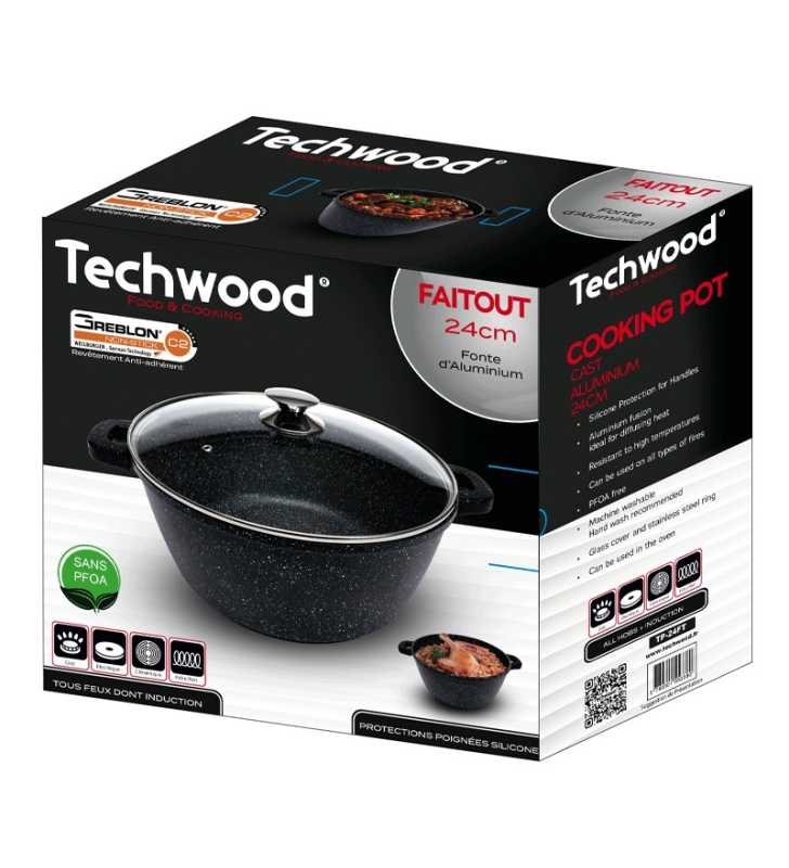 Faitout - 24 cm - TP-24FT - TECHWOOD