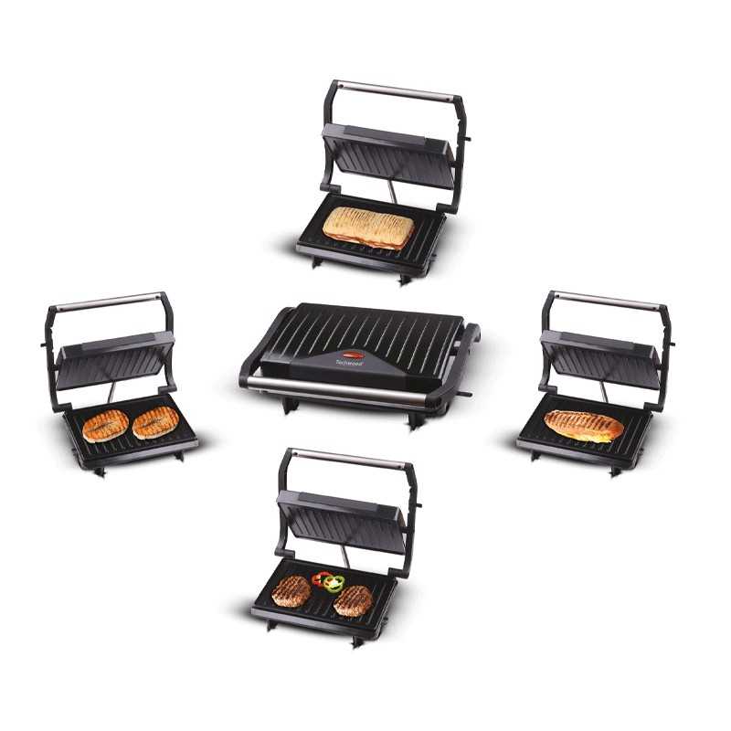 Panini Grill à contact rouge - TPG-755 - TECHWOOD