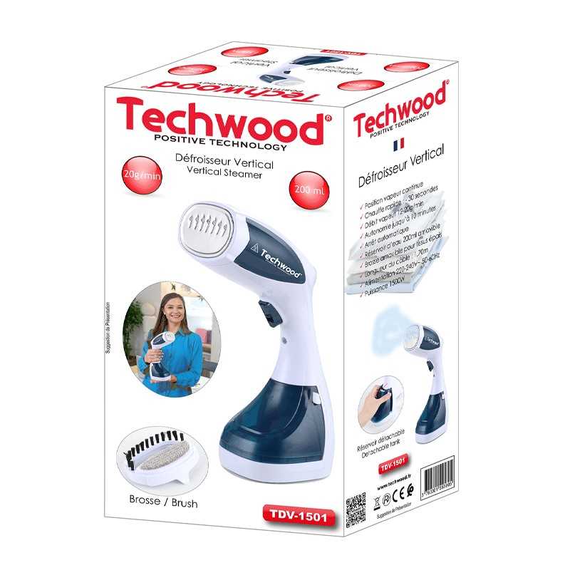 Défroisseur à Main - TDV-1501 - TECHWOOD