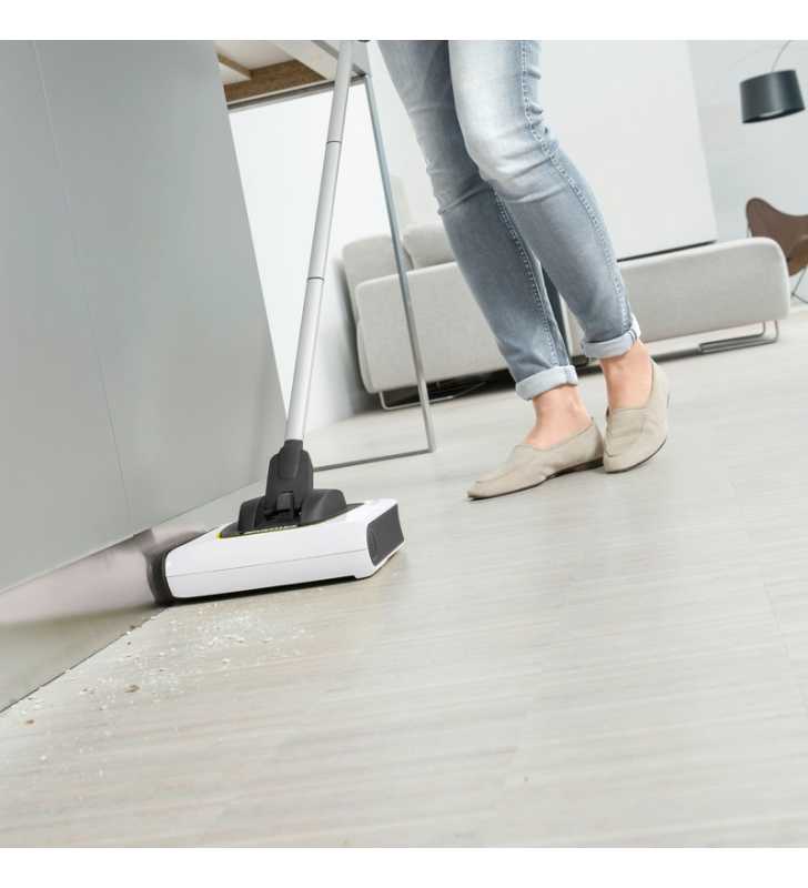 Balai électrique sans fil blanc KB 5 - KARCHER