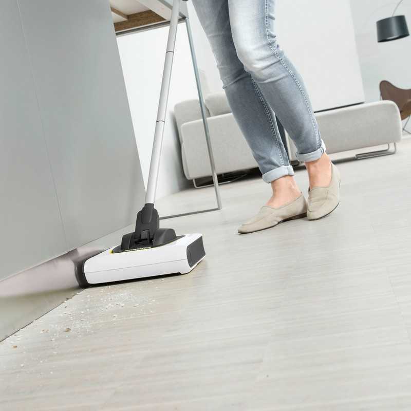 Balai électrique sans fil blanc KB 5 - KARCHER