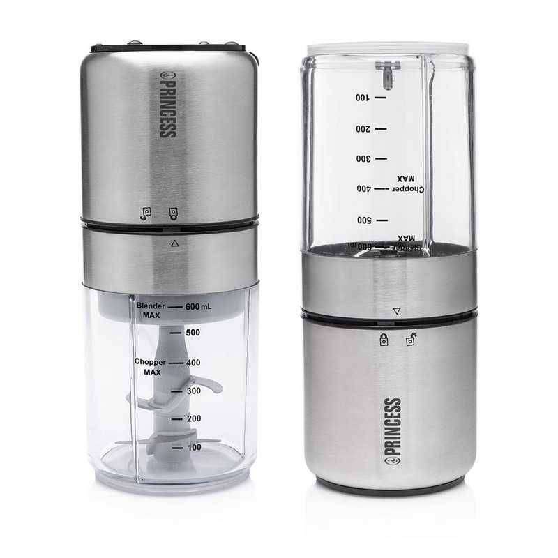 Hachoir et Mini Blender 350 W Multifonction PRINCESS